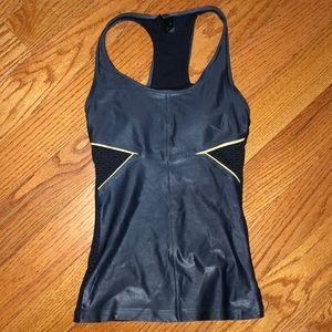 Koral Activewear Triad Sports Tank Smoke Citron